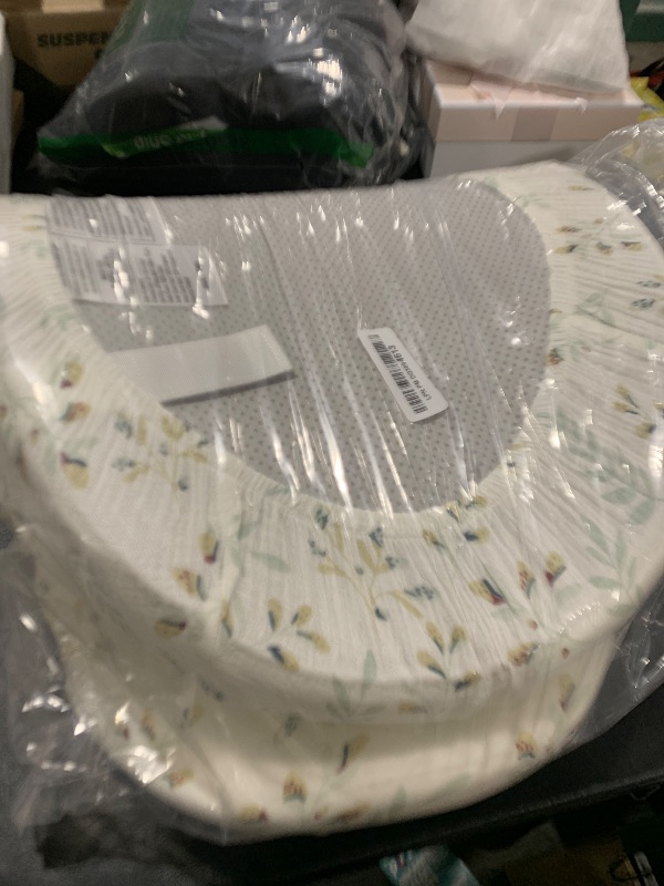 Photo 1 of Blissful Diary Muslin Baby Changing Pad with Waterproof Lining Foam, Diaper Changing Table Pad with Cover for Dressers (Botanical Leaf, Avocado)