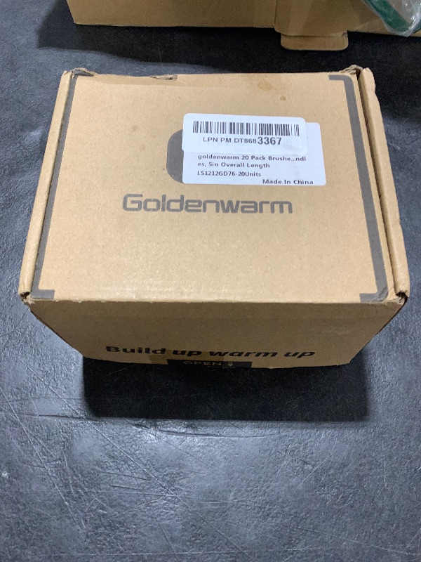Photo 1 of goldenwarm 20 Pack Gold Cabinet Handles Brushed Brass Cabinet Pulls 3in Gold Drawer Pulls Kitchen Brass Drawer Handles-LS1212GD76 Brushed Brass Cupboard Dresser Hardware, 5in Overall Length