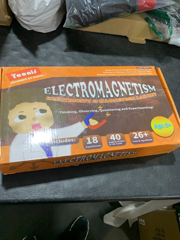 Photo 1 of Teenii STEM Electricity & Magnetism Kit - Electromagnetism Experiments for Kids Age 8-16