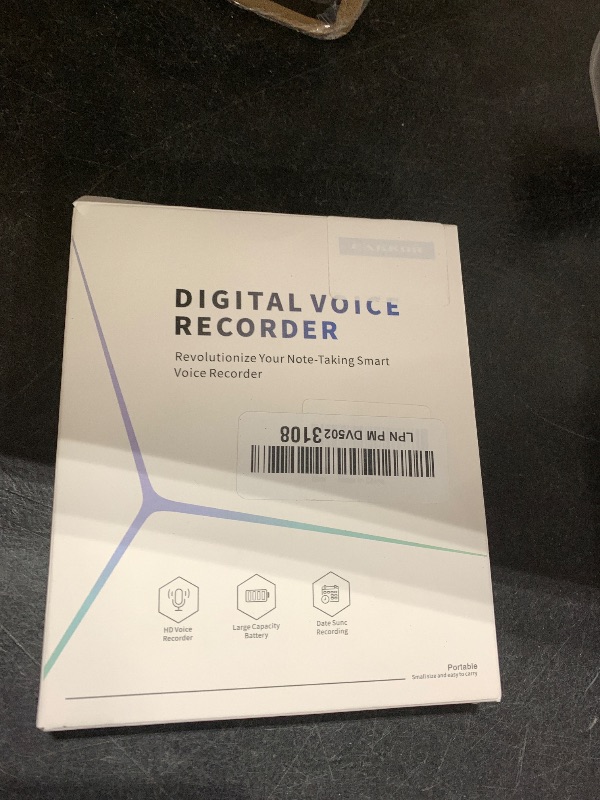 Photo 1 of 64GB Digital Voice Recorder with Playback: Voice Activated Recorder for Lectures Meetings Interviews - EVISTR Dictaphone Recording Device Tape Recorder Portable Mini, Audio Recorder with USB, MP3