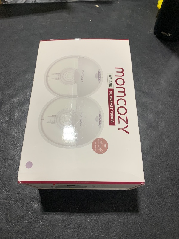 Photo 1 of Momcozy M5 Hands-Free Wearable Breast Pump, Double-Sealed Flange for Baby-Like Comfort, 3 Modes & 9 Suction Levels, Portable Electric Pump – 24mm, 2 Pack Lilac