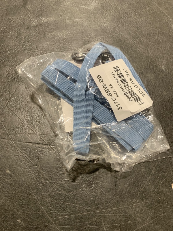 Photo 1 of Voyager Step-in Lock Adjustable Cat Harness w. Cat Leash Combo Set with Neoprene Handle 5ft - Supports Small, Medium and Large Breed Cats by Best Pet Supplies - Baby Blue, XS