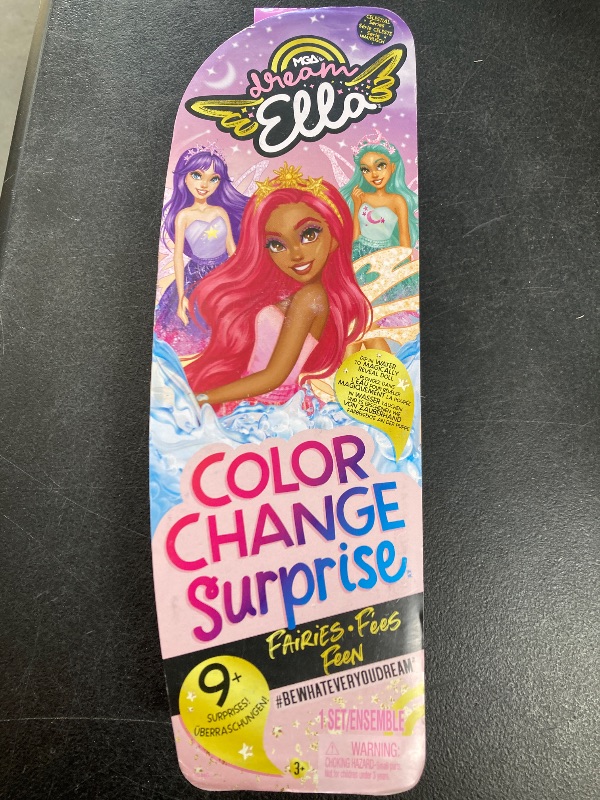 Photo 1 of MGA Entertainment Dream Ella Color Change Surprise Fairies Celestial Series Doll - Yasmin Sun Inspired Fairy with Iridescent Sparkly Wings & Purple Hair, Great Gift, for Kids Ages 5+ (Package May Vary)