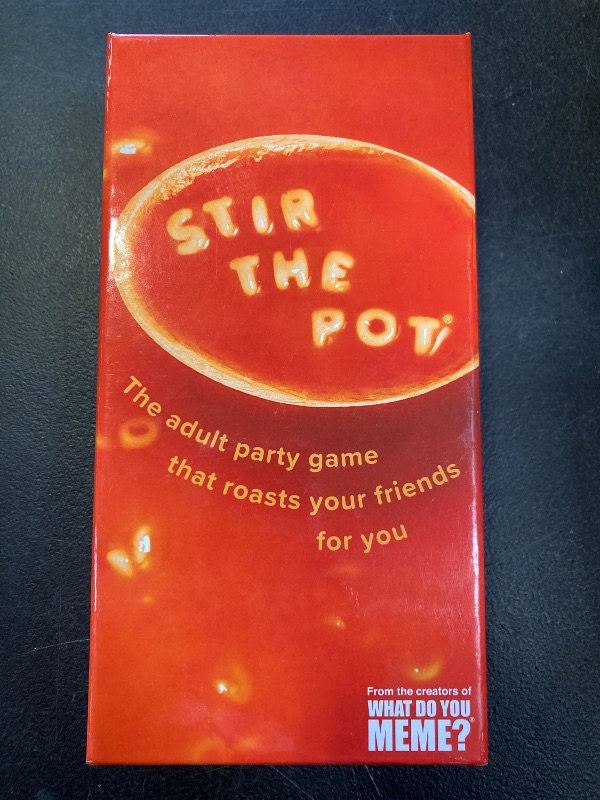 Photo 1 of WHAT DO YOU MEME? Stir The Pot - The Party Game That Roasts Your Friends - Adult Card Games for Game Night