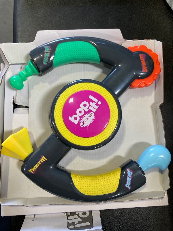 Photo 1 of Hasbro Gaming Bop It Extreme Electronic Game for 1 or More Players, Fun Party Interactive Game for Kids Ages 8+, 4 Modes Including One-On-One Mode
