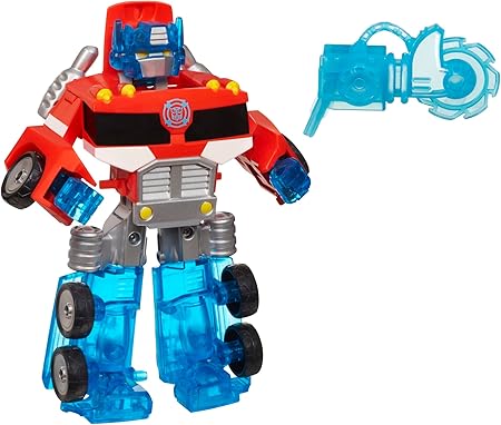 Photo 1 of Transformers Rescue Bots Energize Optimus Prime, 7-Inch Action Figure, Kids Converting Robot Toy, Easter Basket Stuffers, Ages 3+ 