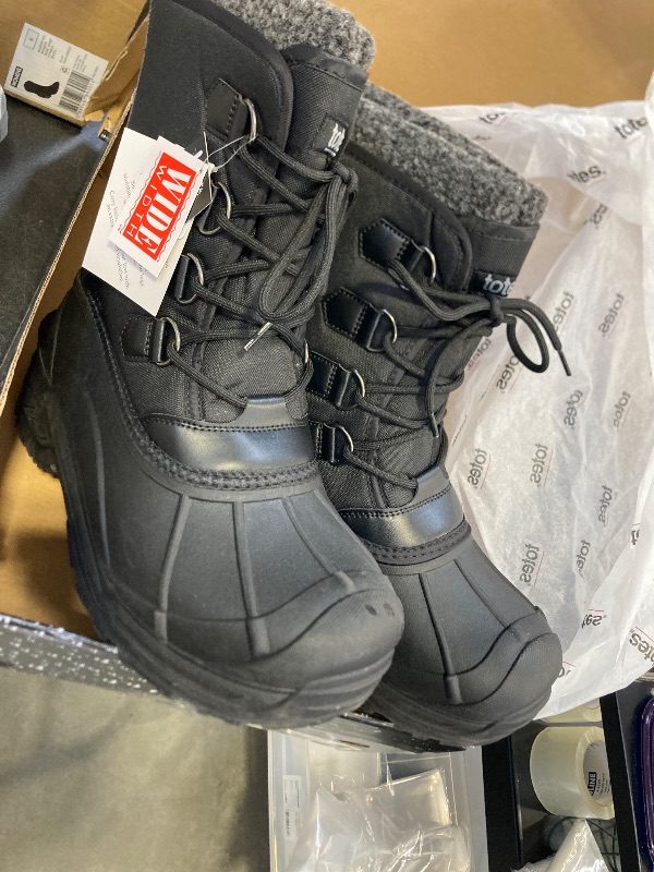 Photo 1 of Totes Men's Snowpack Snowboot, Wide Width size 10W
