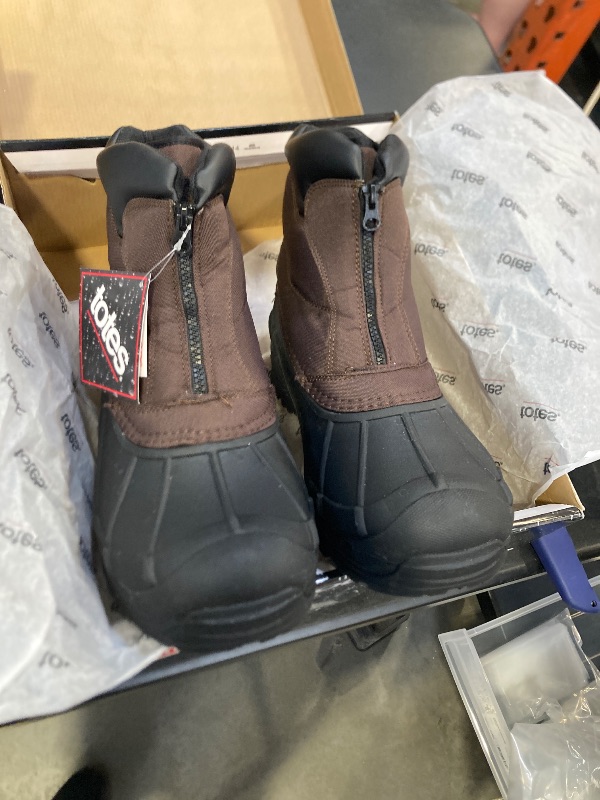 Photo 1 of Totes Men's Cassel Waterproof Front Zip Winter Boots,  Size 10W