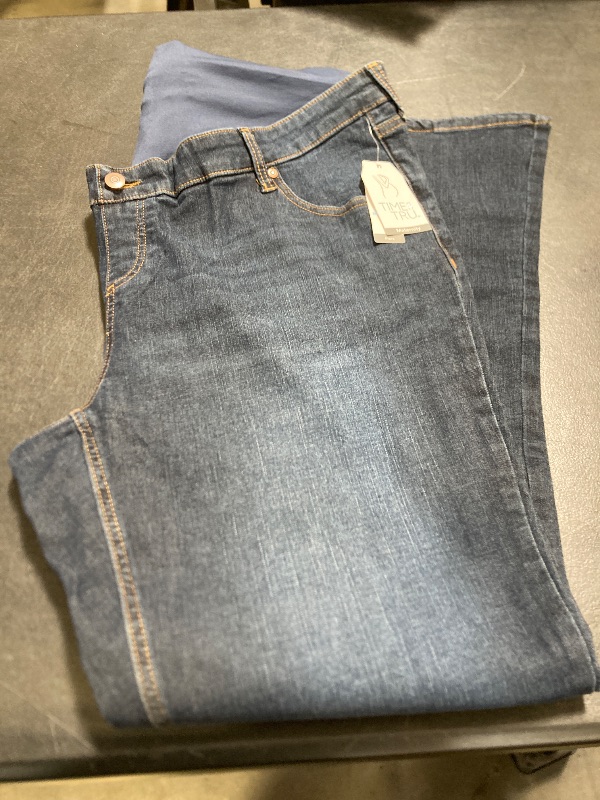 Photo 1 of Time & Tru Maternity Flare Leg Jean XXL
