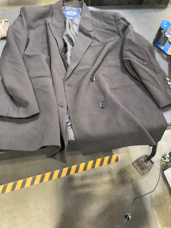 Photo 1 of Scoop Women's & Women's Plus Ultimate Crepe One Button Suit Blazer, Size XL