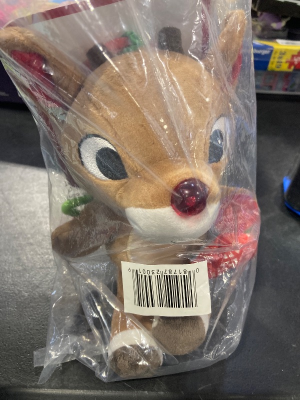 Photo 1 of KIDS PREFERRED Rudolph The Red-Nosed Reindeer On The Go Teether Developmental Activity Toy, 12 inches , Brown