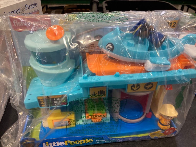 Photo 1 of Fisher-Price Little People Toddler Toy Everyday Adventures Airport Playset with Airplane for Preschool Pretend Play Ages 1+ Years