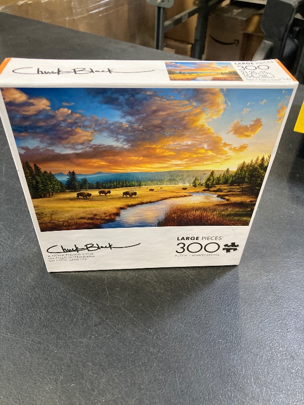 Photo 1 of Buffalo Games - Charles Black - A Never-Ending Cycle - 300 Piece Jigsaw Puzzle for Adults -Challenging Puzzle Perfect for Game Nights - Finished Size is 21.25 x 15.00