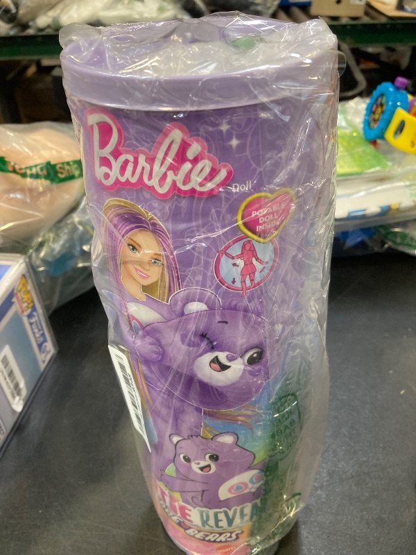 Photo 1 of Barbie Cutie Reveal Doll & Accessories, Care Bears Series with Share Bear Costume & 10 Surprises Including Color Change & Mini Bear