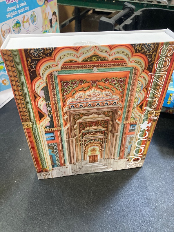 Photo 1 of Buffalo Games - blanc - Patrika Gate, India - 1000 Piece Jigsaw Puzzle , White
