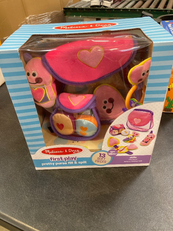 Photo 1 of Melissa & Doug Pretty Purse Fill and Spill Soft Play Set Toddler Toy