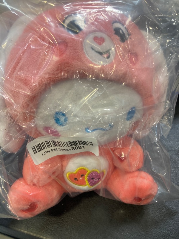 Photo 1 of Cinnamoroll Dressed As Love-a-Lot Bear 8" Fun-Size Plush, Pink - Soft, Huggable Bestie! – Good for Girls and Boys, Employees, Collectors, Ages 4+