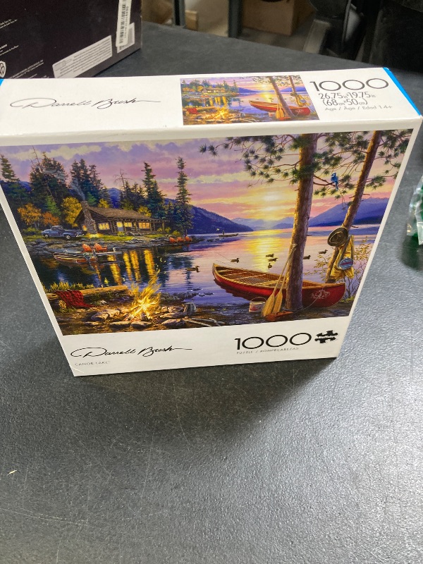 Photo 1 of Buffalo Games - Darrell Bush - Canoe Lake -1000 Piece Jigsaw Puzzle For Adults - Challenging Puzzle Perfect for Game Nights - Finished Puzzle Size is 26.75 x 19.75
