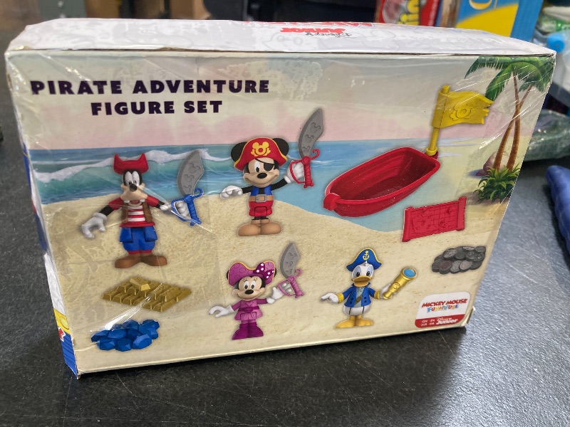 Photo 1 of Mickey Mouse Pirate Adventure Figure Set, Kids Toys for Ages 3 Up, Amazon Exclusive