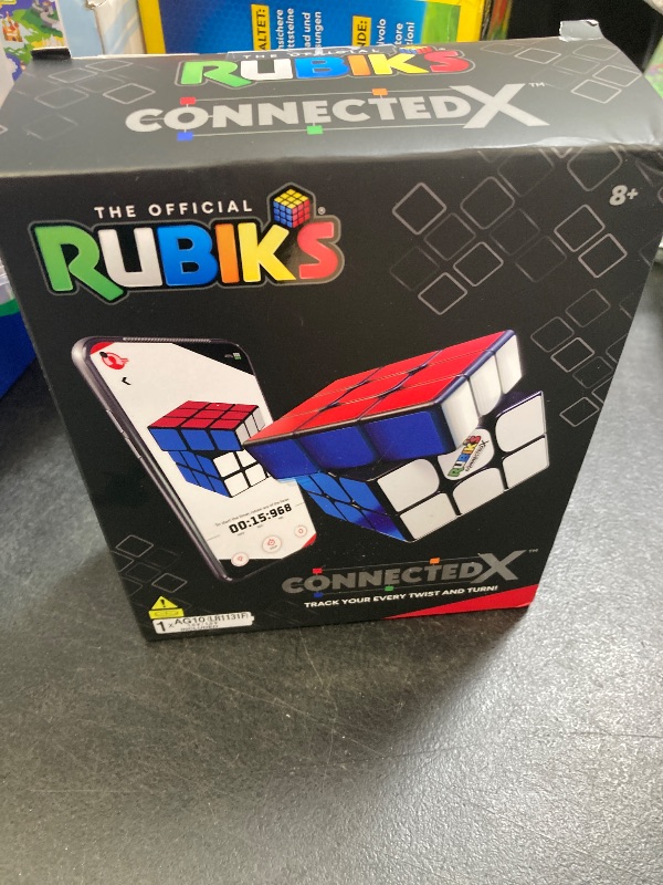 Photo 1 of Rubik's Cube, The Official Rubik’s ConnectedX, Bluetooth-Enabled 3x3 Speed Cube with Guided Learning App for Beginners, Brain Teaser Fidget Toy & Puzzle for Adults, Teens, & Kids, for Ages 8 & Up