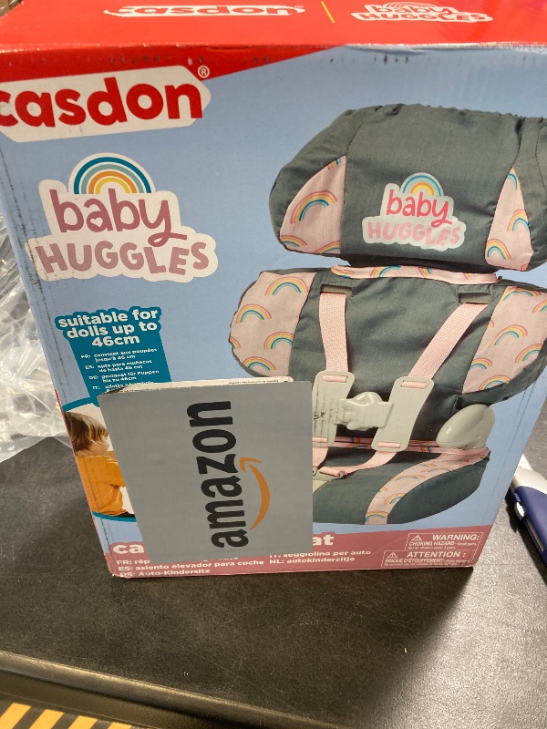 Photo 1 of Casdon Grey Car Booster Seat. Dolls Car Booster Seat For Children Aged 3+. Suits Dolls Up To 35cm In Size