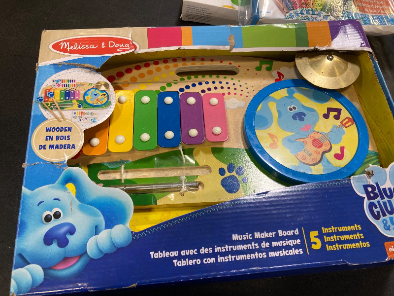 Photo 1 of Melissa & Doug Blue's Clues & You! Wooden Music Maker Board (5 Instruments)