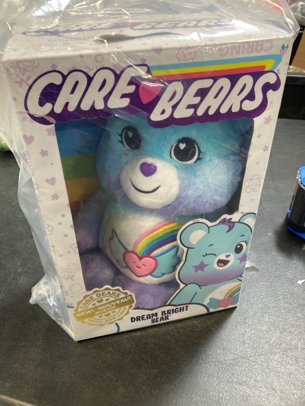 Photo 1 of Care Bears 14" Medium Plush - Dream Bright Bear - Light Blue Plushie for Ages 4+ – Stuffed Animal, Soft and Cuddly – Good for Girls and Boys, Employees, Collectors, Great Valentines Day Gift for Kids