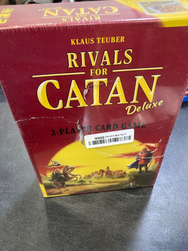 Photo 1 of Rivals for CATAN Card Game DELUXE EDITION - Build, Trade, and Conquer with Enhanced Components! Family Game for Kids & Adults, Ages 10+, 2 Players, 45-60 Minute Playtime, Made by CATAN Studio