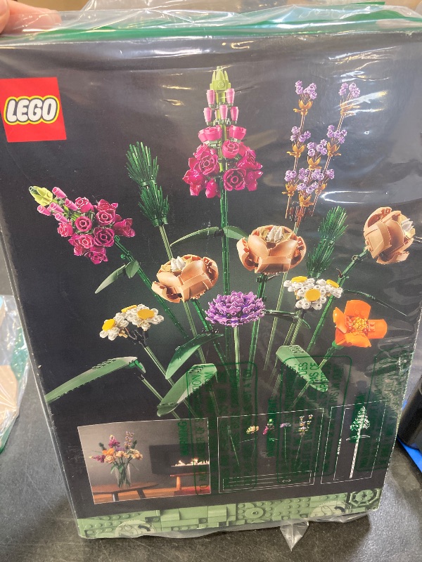Photo 1 of LEGO Icons Flower Bouquet Building Set - Artificial Flowers for Decoration for Home and Display, Ages 18+ - Small Fake Flowers for Table, Desk, Office - Gift for Mother's Day - 10280
