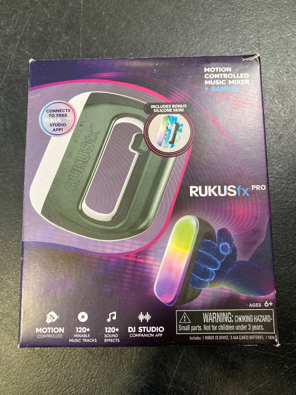 Photo 1 of RUKUSfx PRO Motion-Controlled Music Mixer Plus Gaming with Bonus Skin, Lights and Sounds, Kids Toys for Ages 6 Up by Just Play