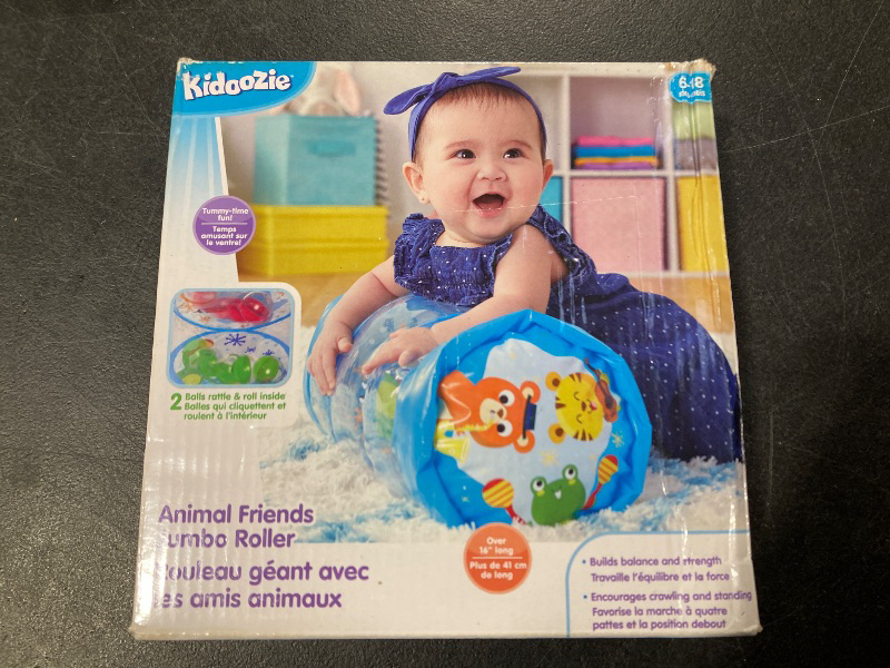 Photo 1 of Kidoozie Animal Friends Jumbo Roller - Tummy Time Toy for Infants and Toddlers Ages 6-18 Months