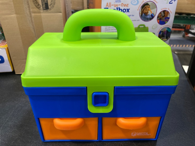 Photo 1 of Learning Resources New Sprouts All-in-One Toolbox, 18 Pieces, Ages 2+, Toddler Activities, Preschool Learning Activites, Montessori Toys