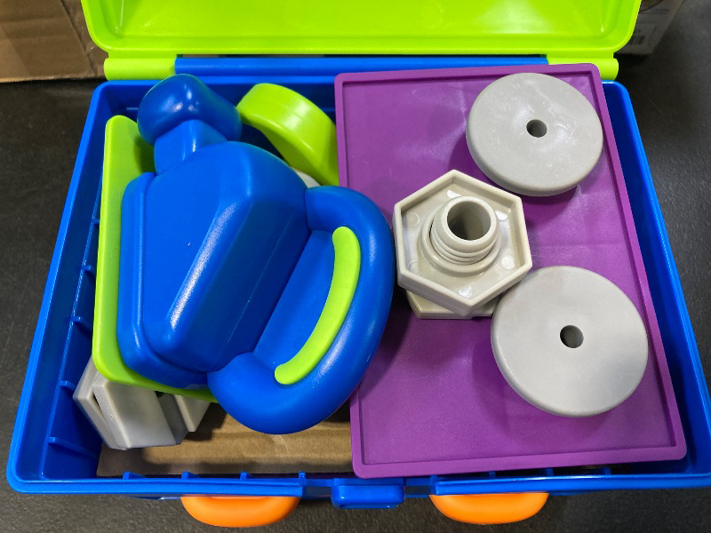 Photo 1 of Learning Resources New Sprouts All-in-One Toolbox, 18 Pieces, Ages 2+, Toddler Activities, Preschool Learning Activites, Montessori Toys