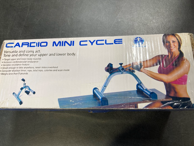 Photo 1 of Marcy Portable Mini Pedal Exercise Cycle Compact Bike with Adjustable Manual Resistance, 8 Pounds NS-912