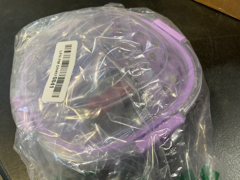 Photo 1 of Ello DuraGlass Food Storage Glass Lunch Bowl Container - Meal Prep Container with Silicone Sleeve and Airtight Lid, 5 Cup, Lilac