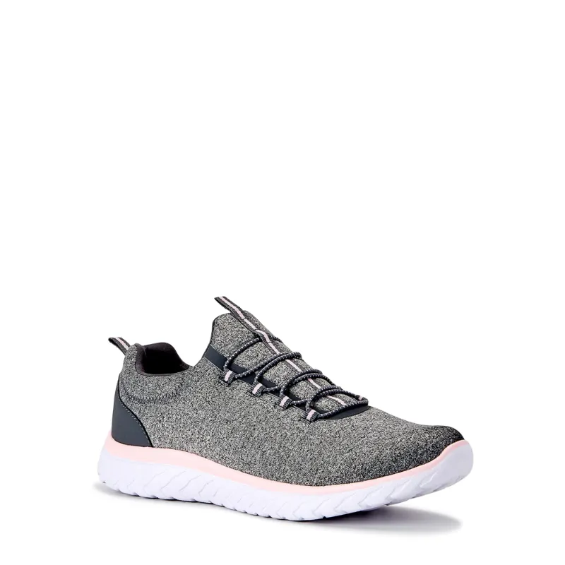 Photo 1 of Athletic Works Women's Bungee Slip On Sneakers, Wide Width Available, Size W 8 1/2