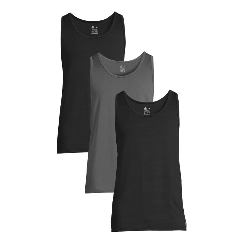 Photo 1 of Reebok Men's Performance Tank Tops, 3-Pack, size 2XL 