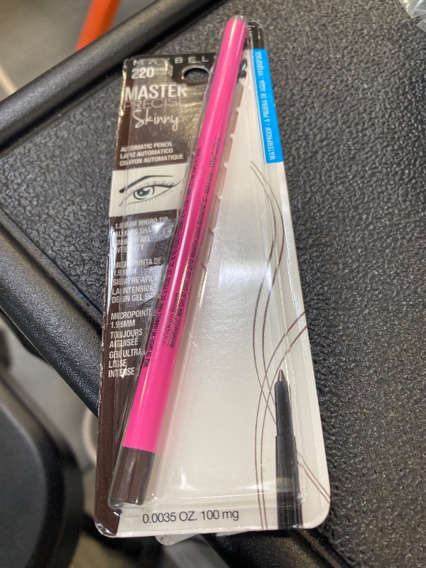 Photo 1 of Maybelline Eyestudio Master Precise Skinny Gel Pencil - 220 Sharp Brown - 0.004oz