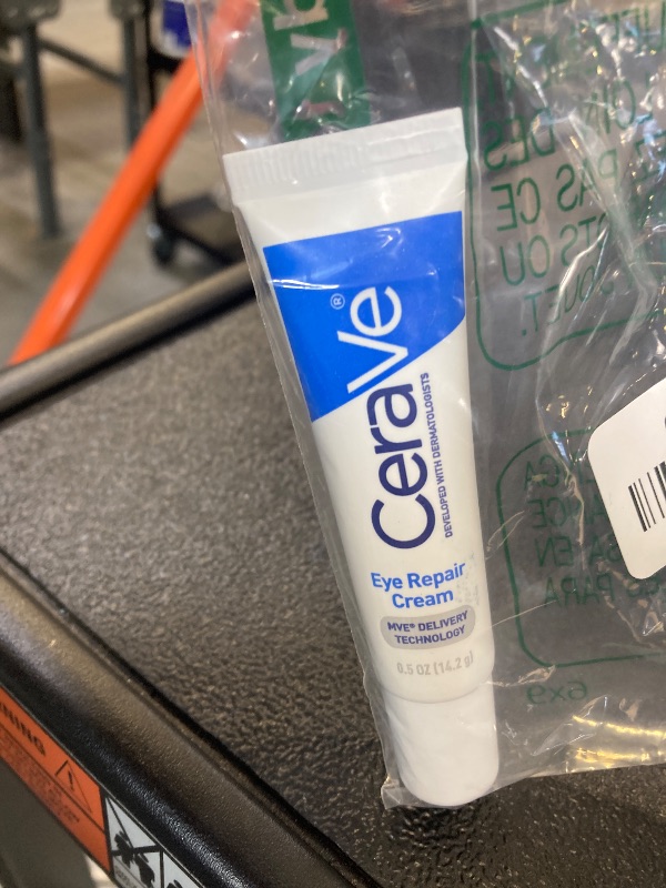 Photo 1 of CeraVe Eye Repair Cream, Under Eye Cream For Puffiness And Bags Under Eyes, Hyaluronic Acid + Niacinamide + Marine Botanical Complex, Oil Free & Opthalmologist Tested
