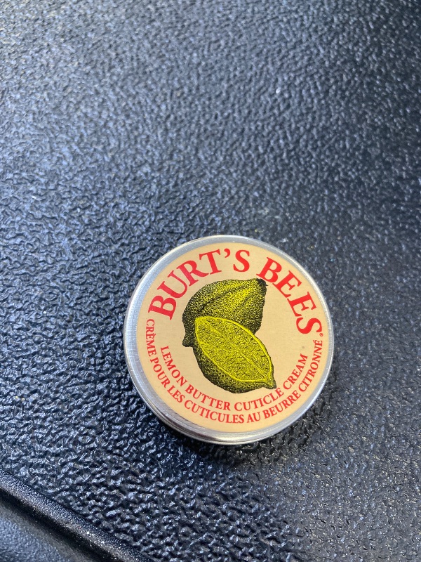 Photo 1 of Burt's Bees Lemon Butter Cuticle Cream with Vitamin E, Nourishes Nails, Softens Dry Cuticles, 0.6 OZ