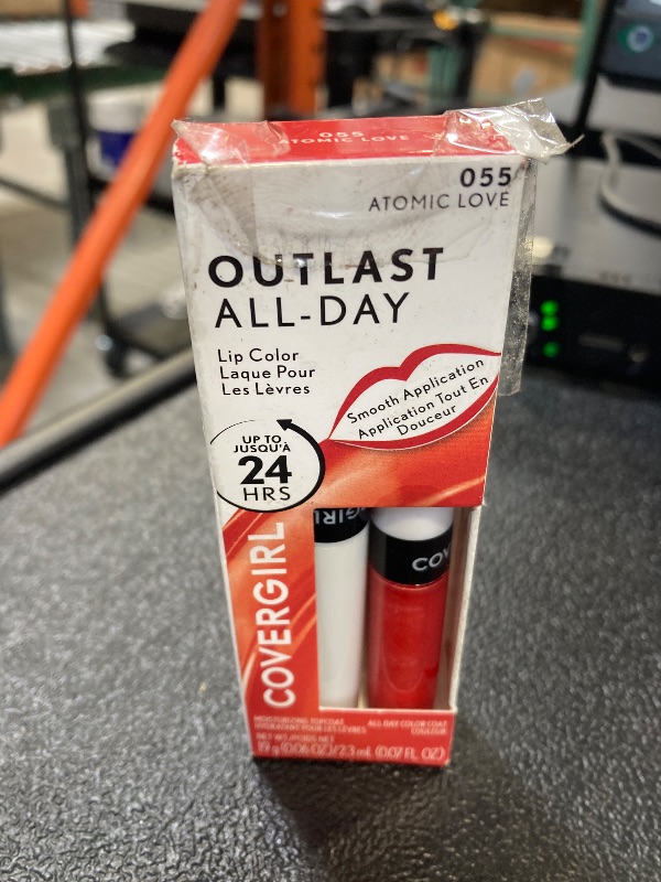 Photo 1 of Covergirl Outlast All Day Lipcolor Liquid - Atomic Love 055, 0.07 Fl Oz