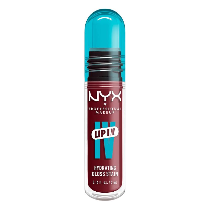 Photo 1 of NYX PROFESSIONAL MAKEUP Lip IV Hydrating Glossy Lip Stain with 12HR Hydration - Drippin In Rose (Pink)