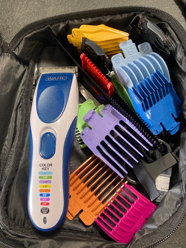 Photo 1 of Wahl Color Pro Cordless Rechargeable Hair Clipper & Trimmer – Easy Color-Coded Guide Combs - for Men, Women, & Children – Model 9649P