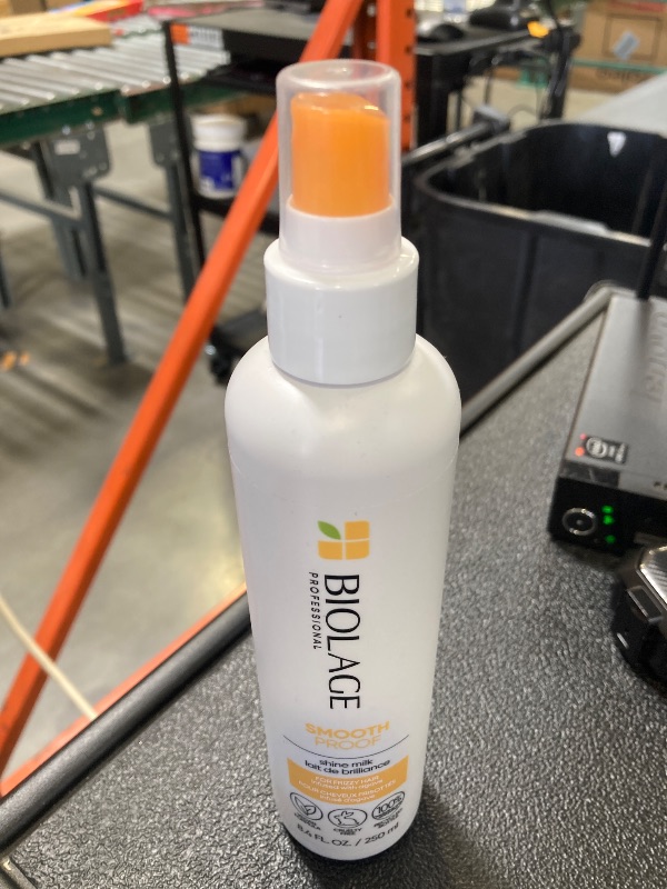 Photo 1 of Biolage Smooth Shine Milk - Smoothing Hair Milk, Adds Shine, Reduces Frizz, Lightweight Hold, Vegan & Paraben-Free, Packaging may vary