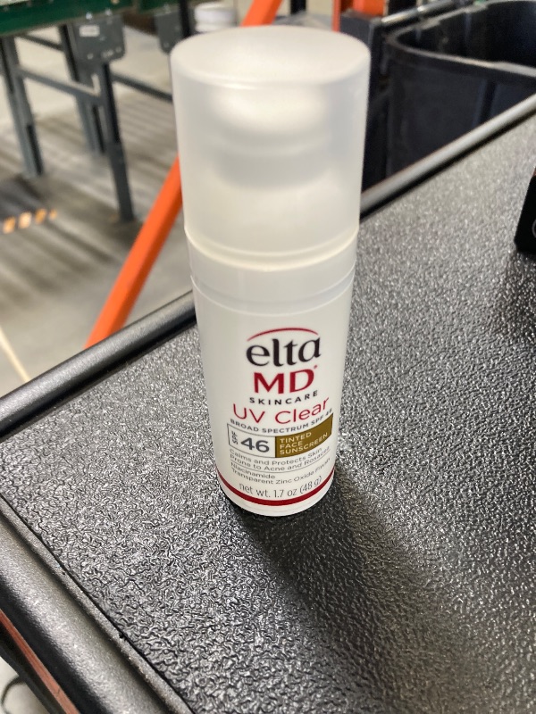 Photo 1 of EltaMD UV Clear Tinted Sunscreen for Face, SPF 46 with Zinc Oxide, Oil-Free, Dermatologist Recommended, For Acne-Prone Sensitive Skin, 1.7 oz