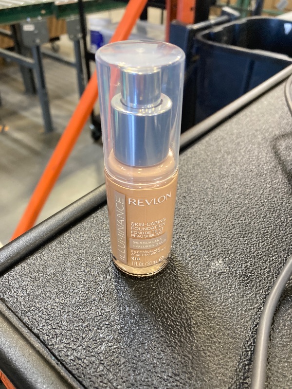 Photo 1 of Revlon Illuminance Skin-Caring Liquid Foundation, Hyaluronic Acid, Hydrating and Nourishing Formula with Medium Coverage, 213 Light Natural, 1 fl oz