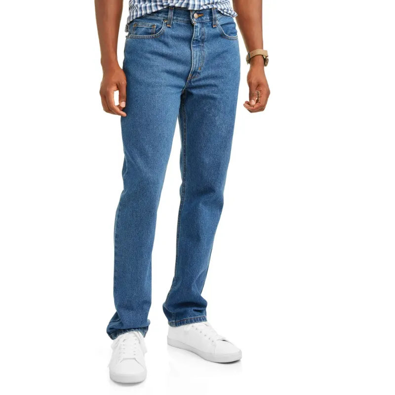 Photo 1 of George Men's and Big Men's 100% Cotton Regular Fit Jeans 32x34