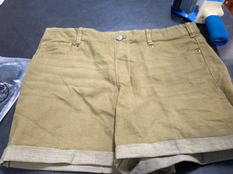 Photo 1 of Time and Tru Women S Pull-on Denim Shorts 5 Inseam Size12-14