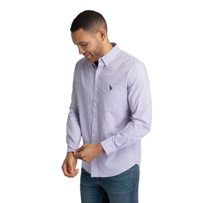 Photo 1 of U.S. Polo Assn. Men's Long Sleeve Buttondown Shirt