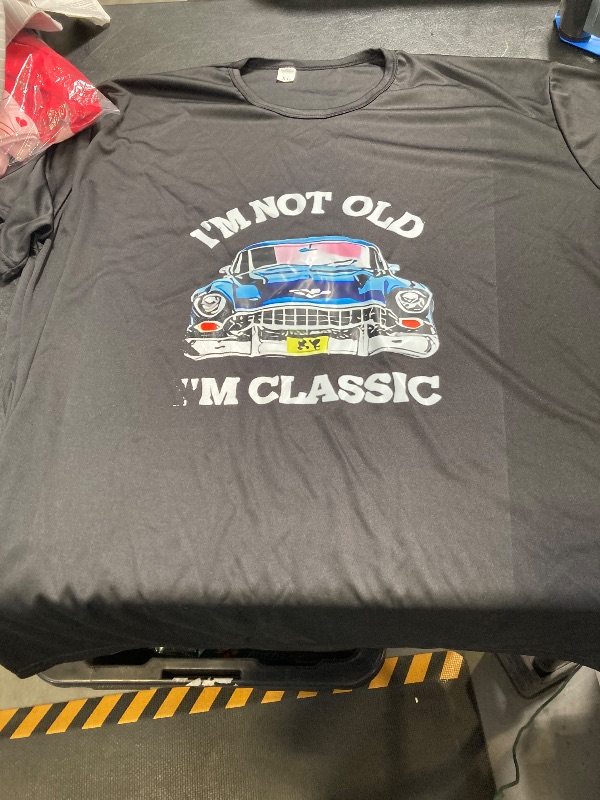 Photo 1 of Mens I'm Not Old I'm Classic Funny Car Graphic T-Shirt Black XL